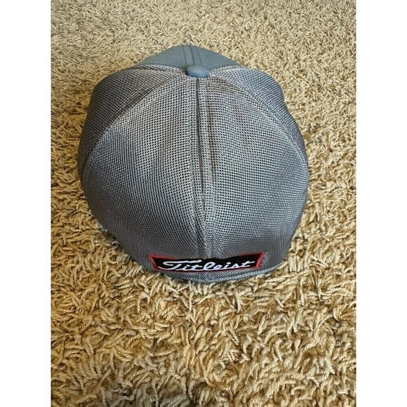 Titleist Foot Joy FJ Pro V1 Tour Golf Mesh M/L Fitted Hat Cap Blue Embroidered - Picture 5 of 9
